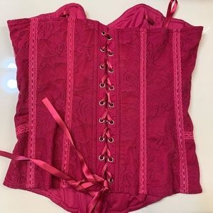 Le Château Pink Corset Top